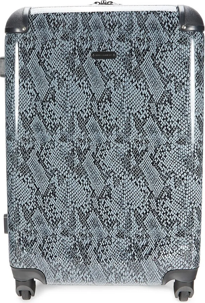 Pippa 28-Inch Snake-Print Spinner Suitcase