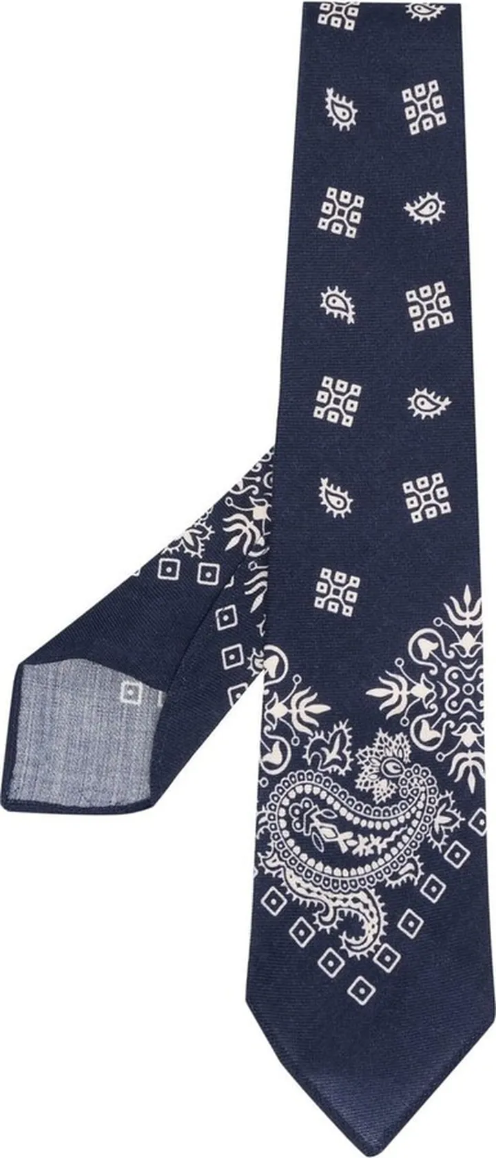 Paisley-Print Wool Tie