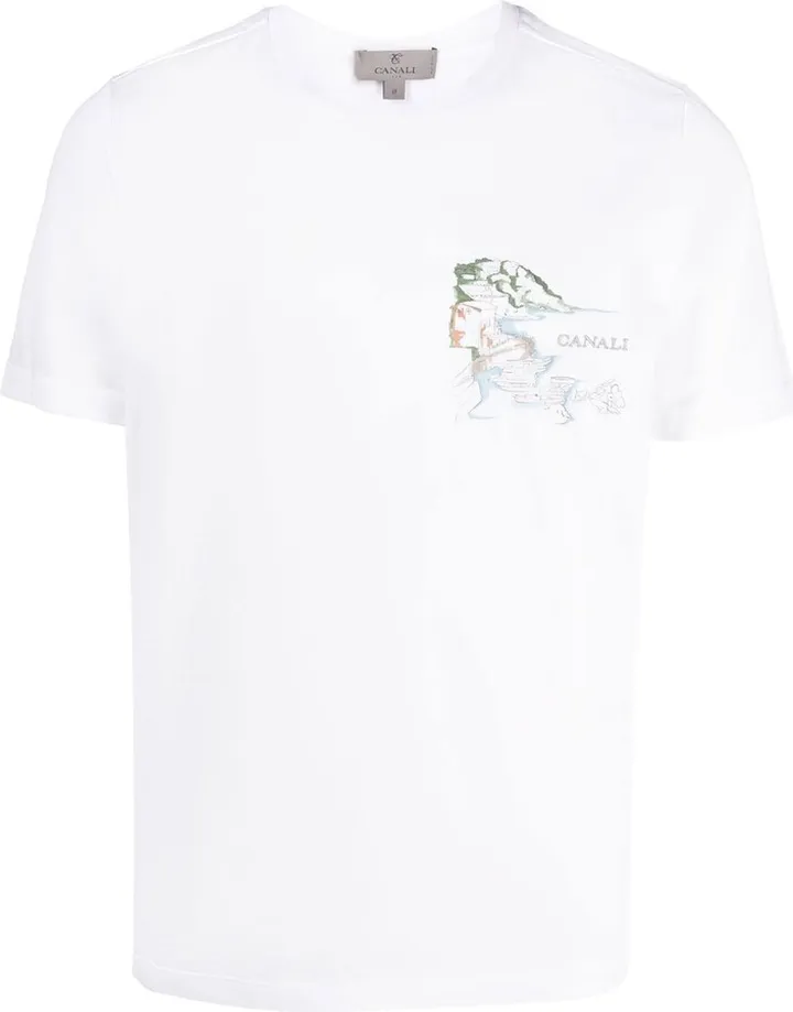 logo-print cotton T-shirt