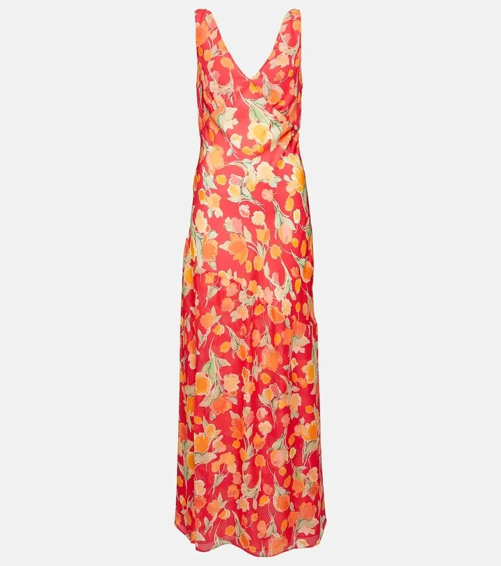 Moniq floral maxi dress