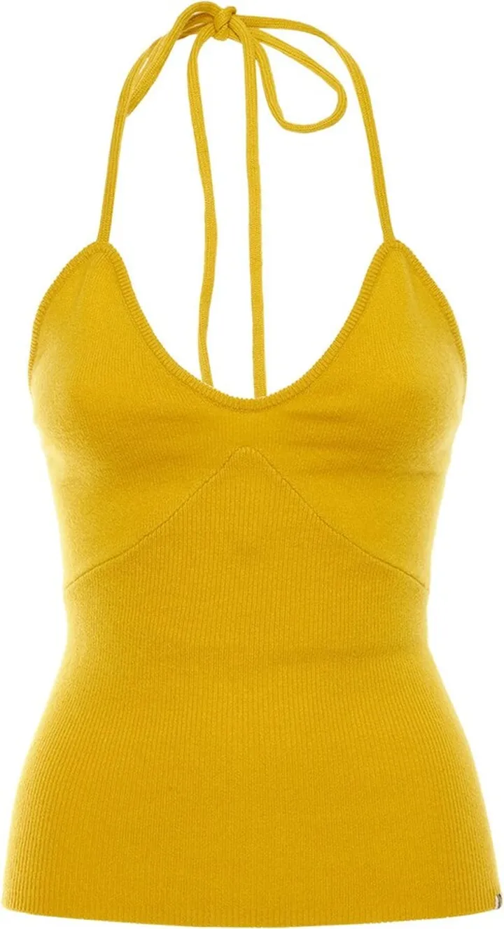 Costa knitted cashmere blend tank top