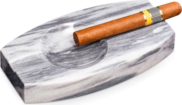 Marble Double-Cigar Ashtray