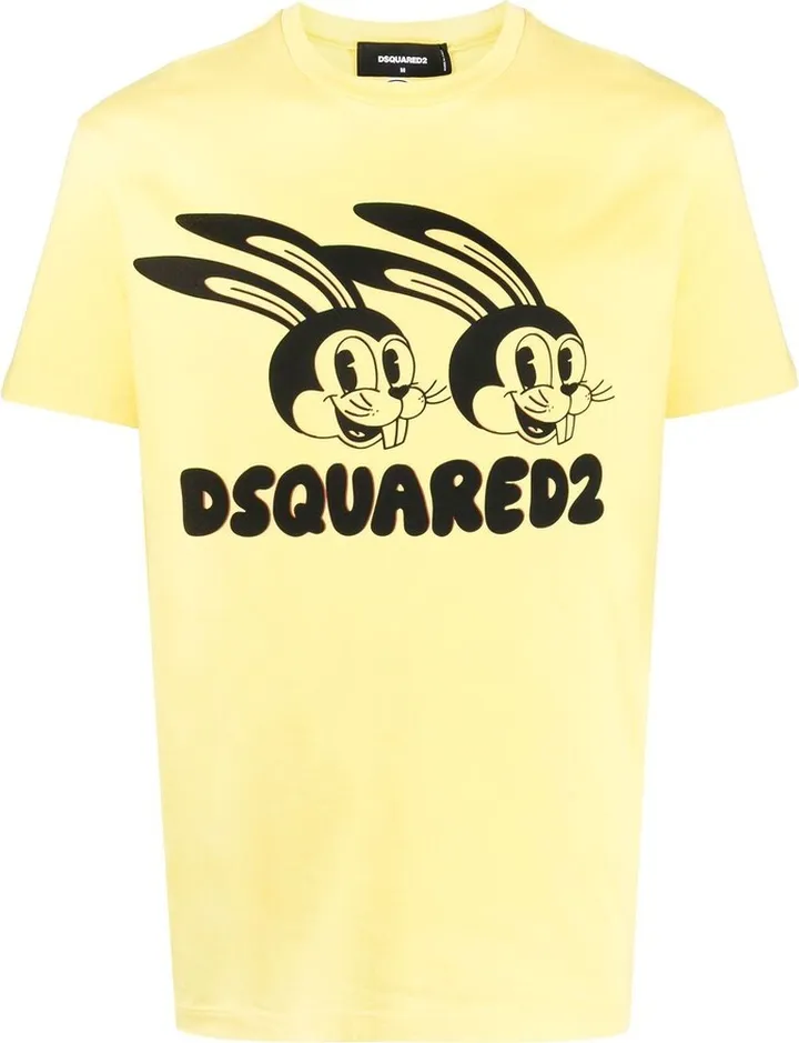 cotton cartoon-print T-shirt