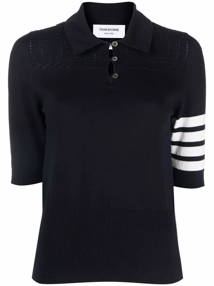 signature 4-Bar stripe polo shirt