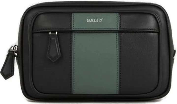 Bally Hesines Logo Detailed Zip-Up Toiletry Bag