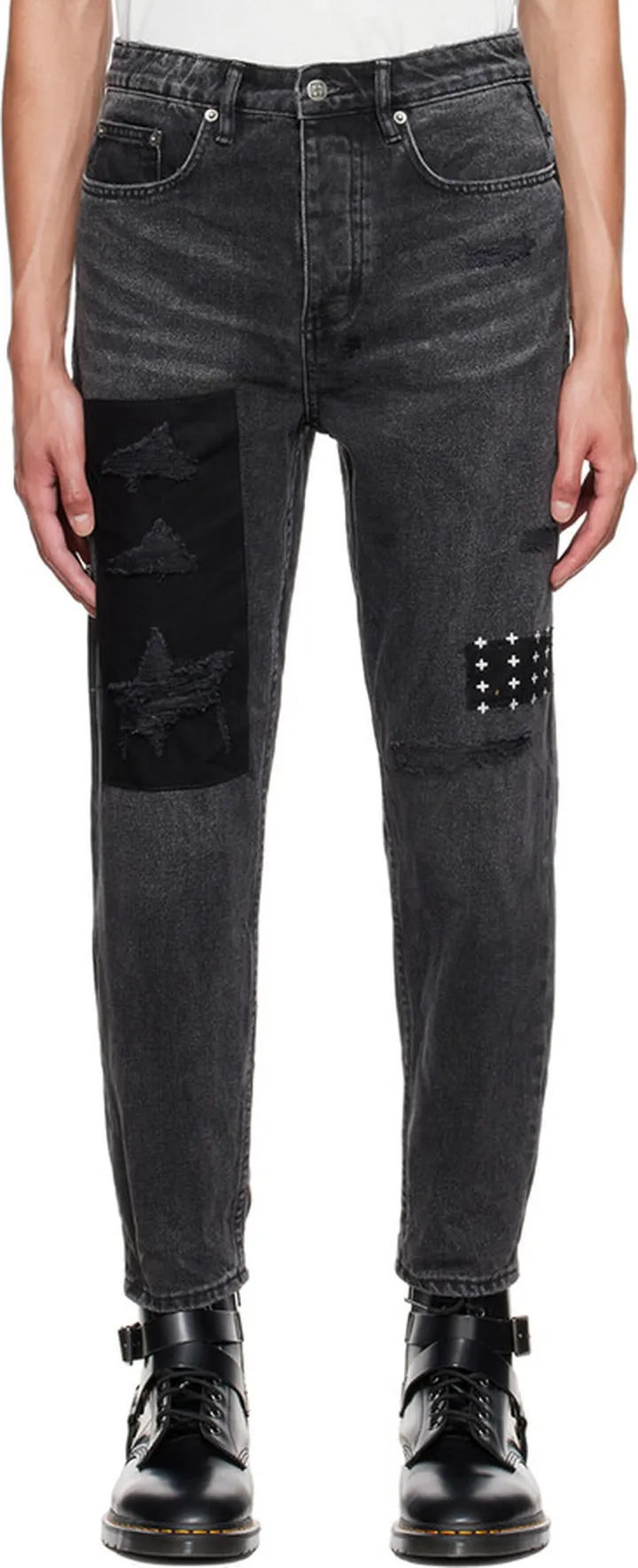 Ksubi Black Bullet Chop Chopy Paste Trashed Jeans