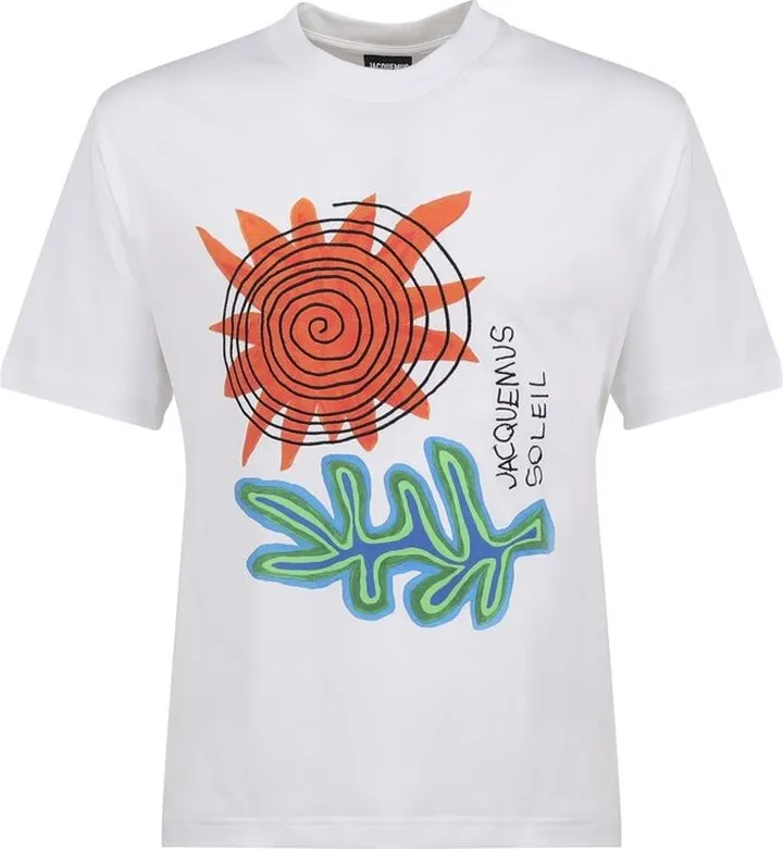 Jacquemus Graphic Logo Printed Crewneck T-Shirt