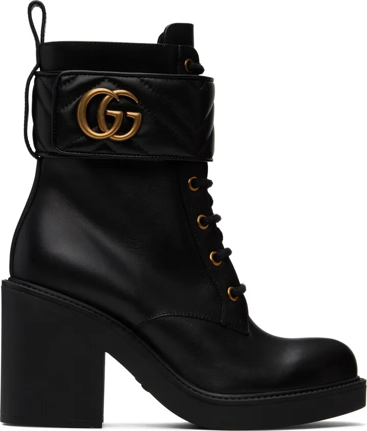 Gucci Black Marmont Boots