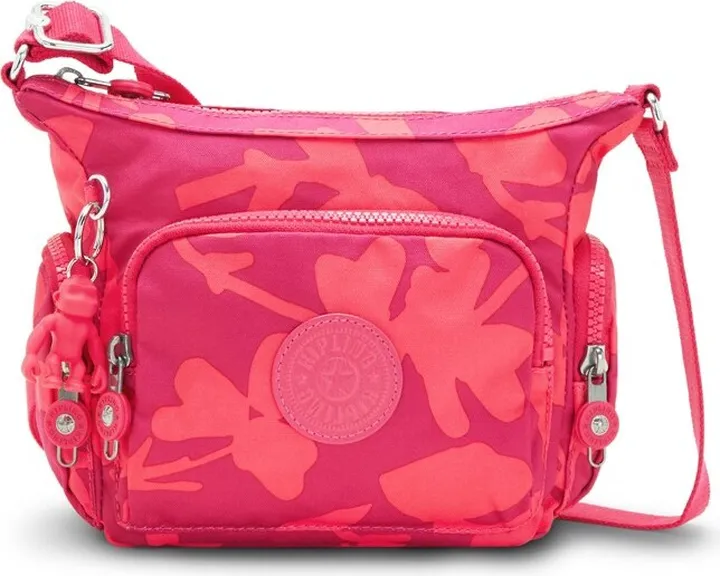 Kipling Gabbie Mini Printed Crossbody Bag Coral Print