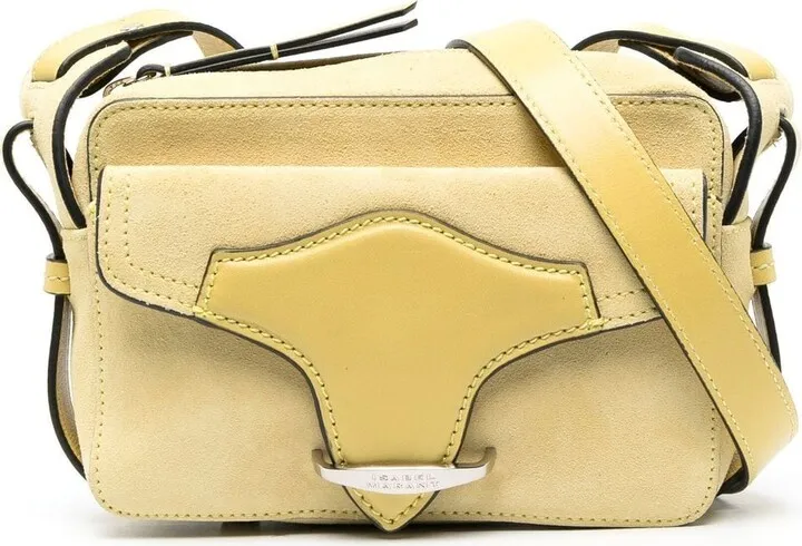 ISABEL MARANT- Wasy Leather Shoulder Bag