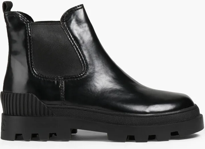 Iris faux leather Chelsea boots