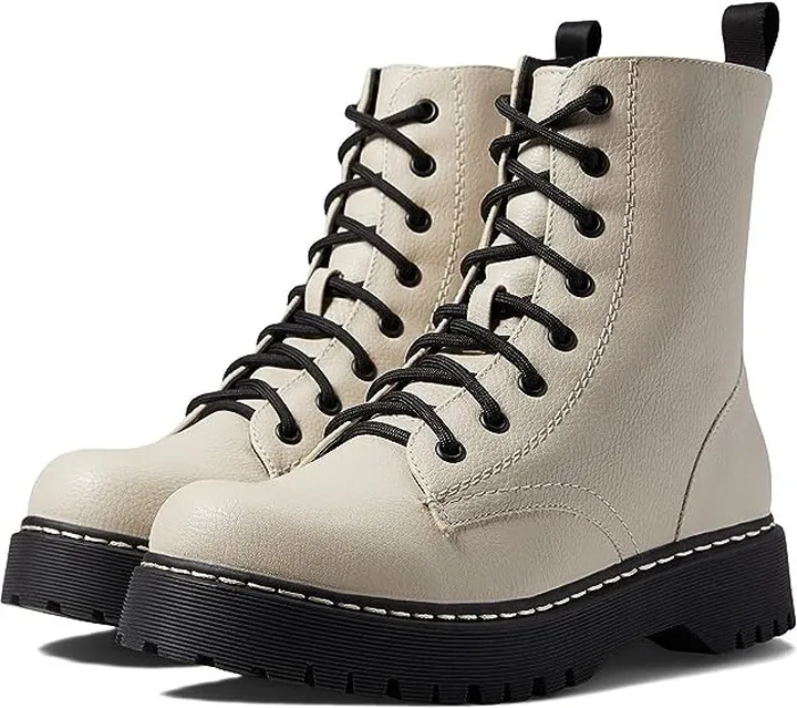 UNIONBAY Hayden (Cream) Women's Dress Lace-up Boots