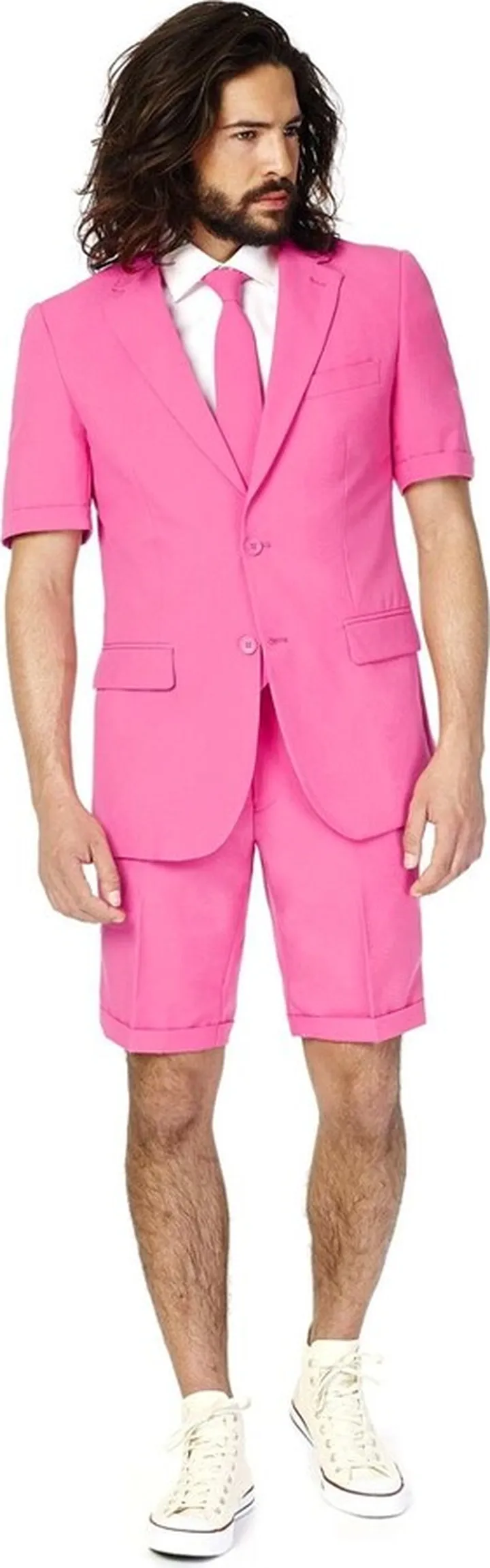 OppoSuits Men's Suit - Summer Mr. Pink - Size: US 38