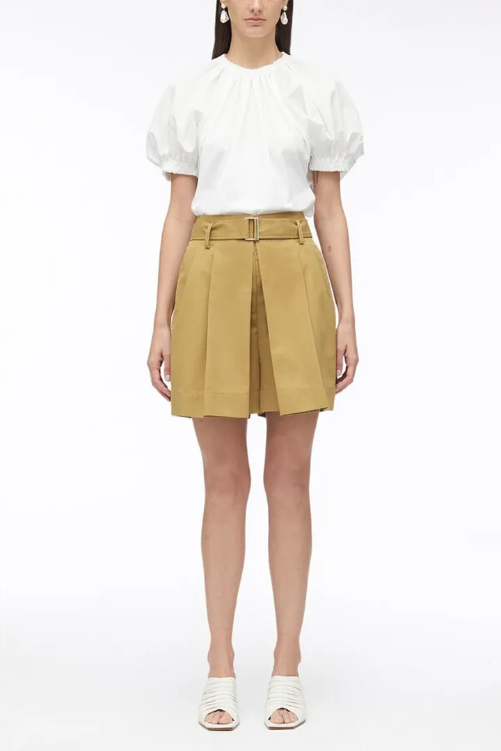 Chino Pleated Short