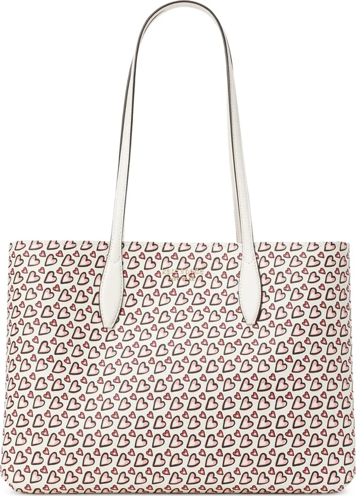 kate spade new york All Day Heart Printed Large Tote
