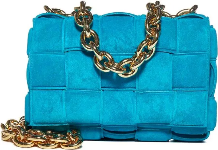 Bottega Veneta The Chain Cassette Foldover Shoulder Bag
