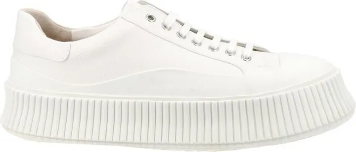 Jil Sander Rigged Platform Lace-Up Sneakers