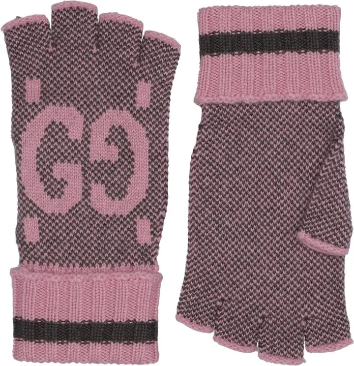 Soft cashmere fingerless gloves