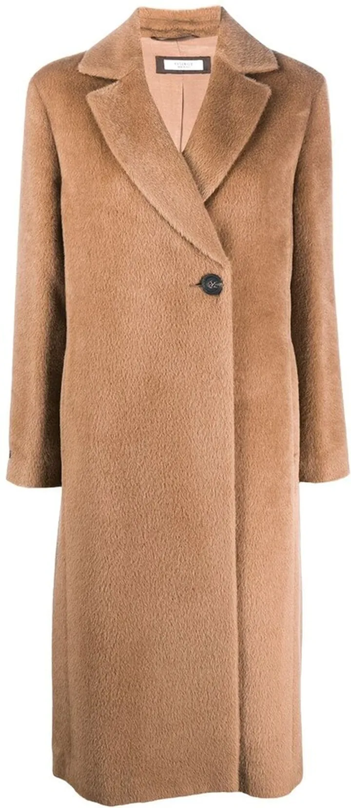 Single-Breasted Wool Coat
