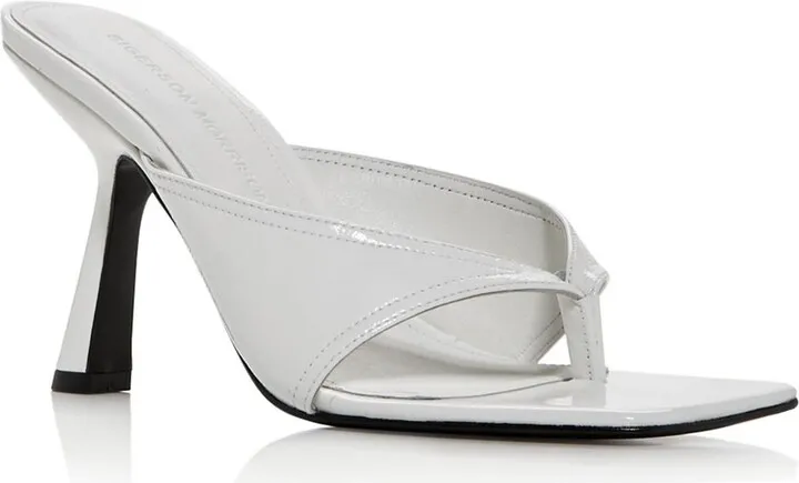 SM Kaliska Womens Leather Flip Flops Thong Sandals