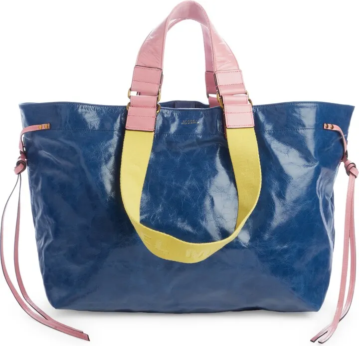 Wardy Colorblock Leather Tote