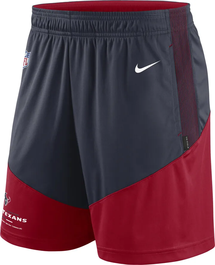 Nike Men's Dri-FIT Primary Lockup (NFL Houston Texans) Shorts in Blue