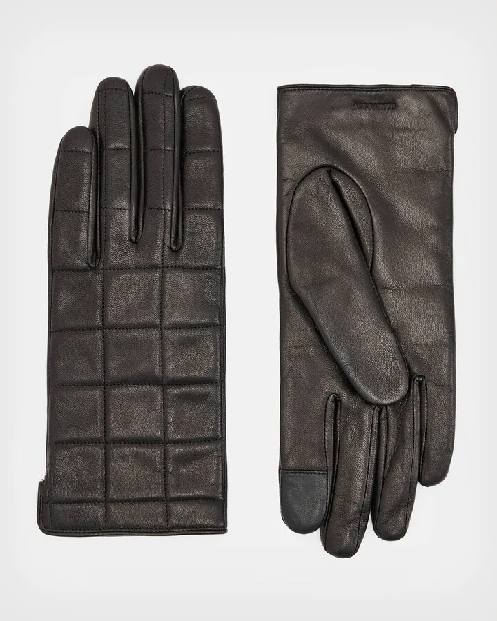 Andra Leather Gloves - Black