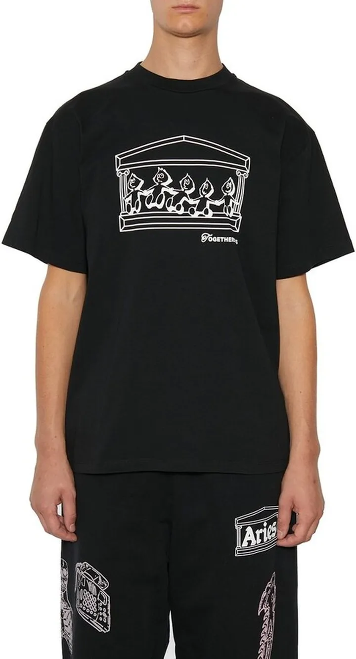 Aries Printed Crewneck T-Shirt
