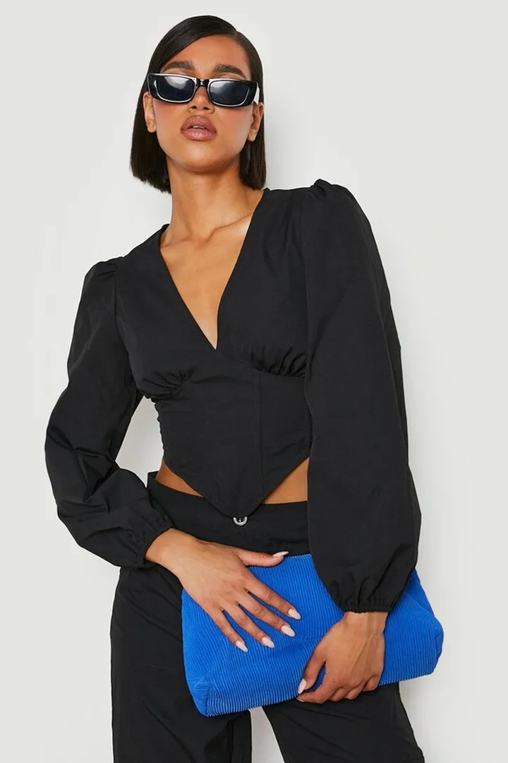 Volume Sleeve V Waist Corset