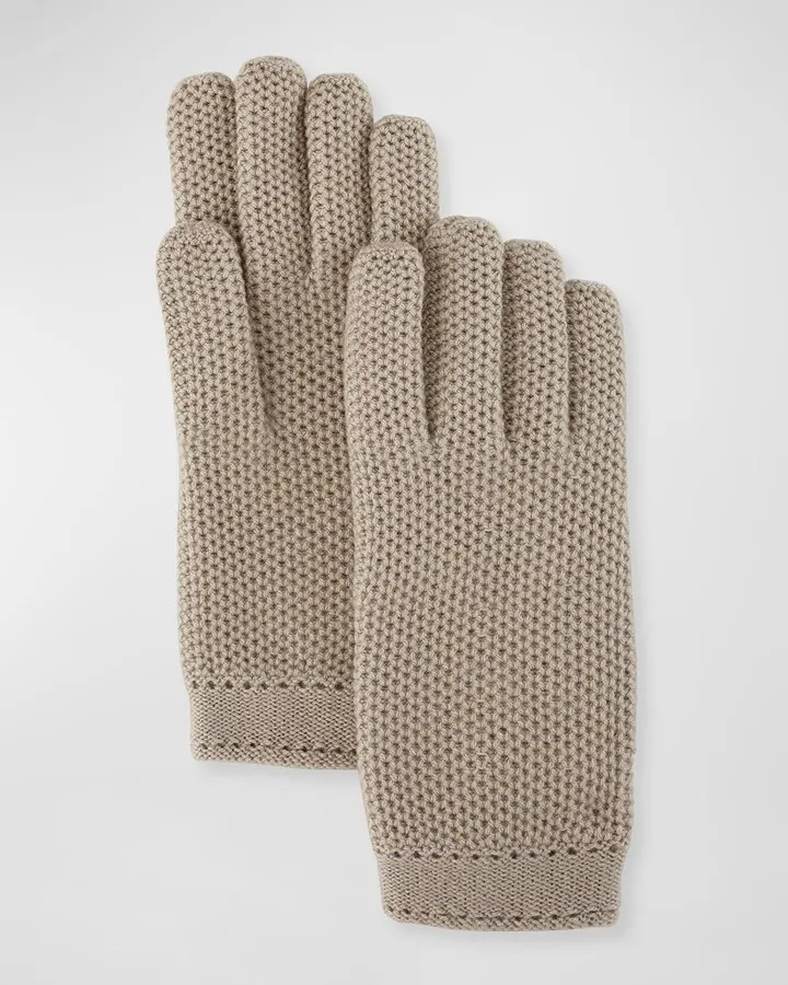 Cashmere Crochet Gloves