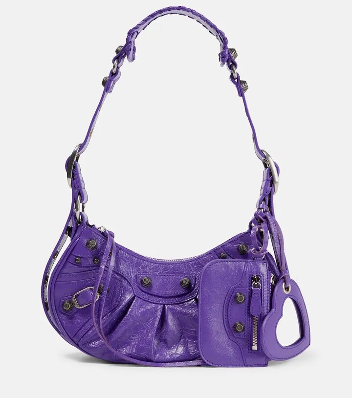 Le Cagole XS leather shoulder bag
