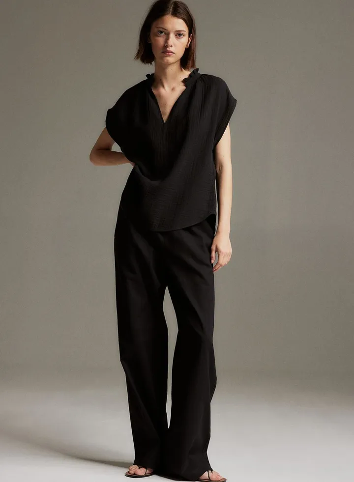 Frill Detail Top