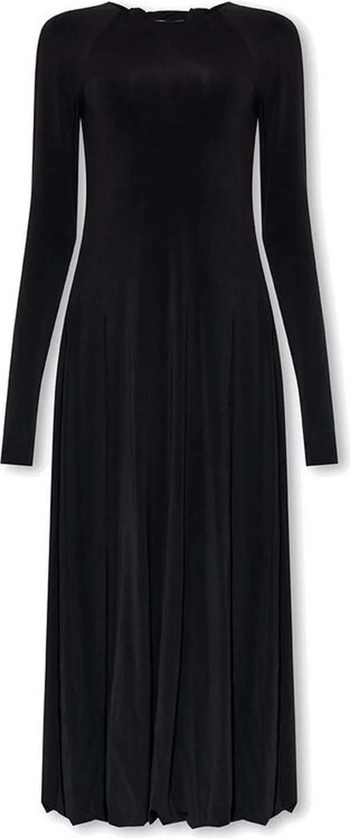 Jil Sander Open Back Flared Midi Dress