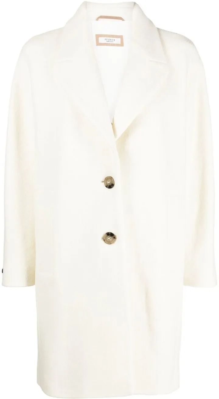 Single-Breasted Midi Coat