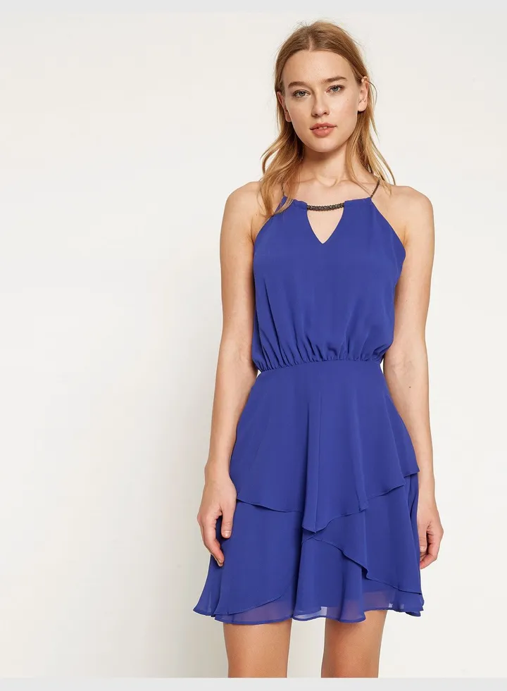 Neck Detailed Dress