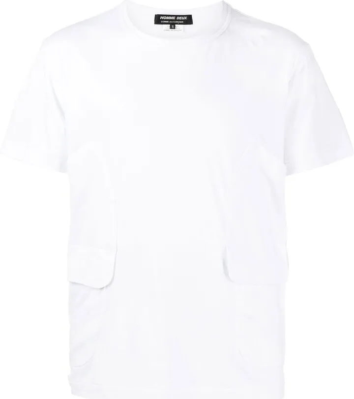double-pockets cotton T-shirt