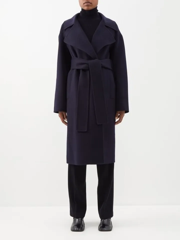 Walmer Double-breasted Wool-blend Coat