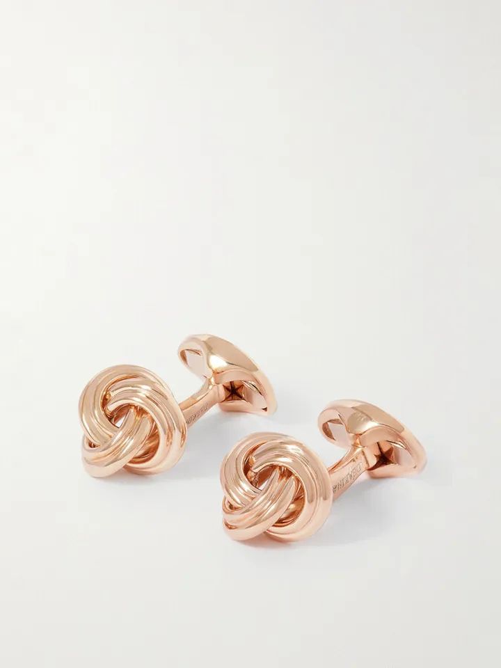 Rose Gold-Plated Cufflinks