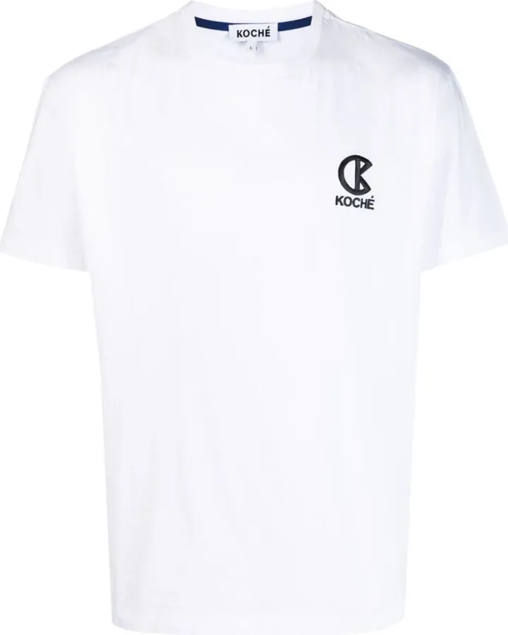 embroidered-logo cotton T-shirt