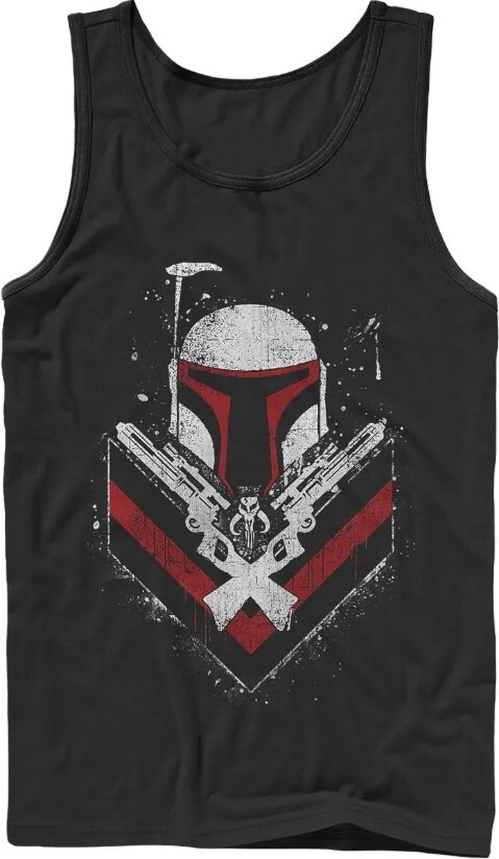 Men's Star Wars Boba Fett No Threats Only Promises Tank Top - Black - Medium