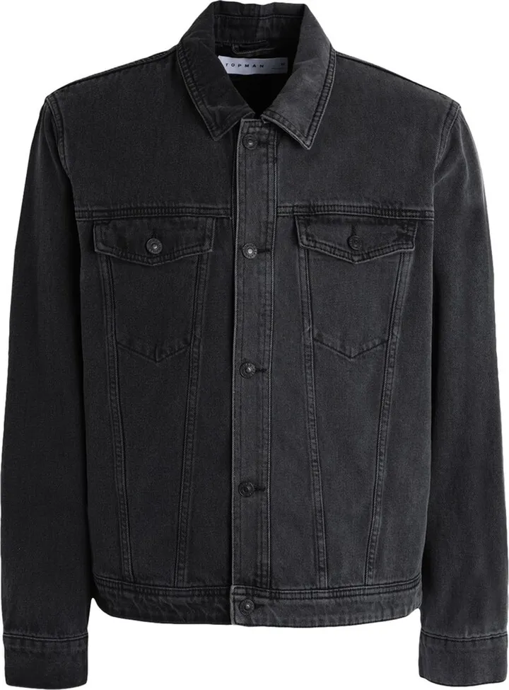 Denim Outerwear Black