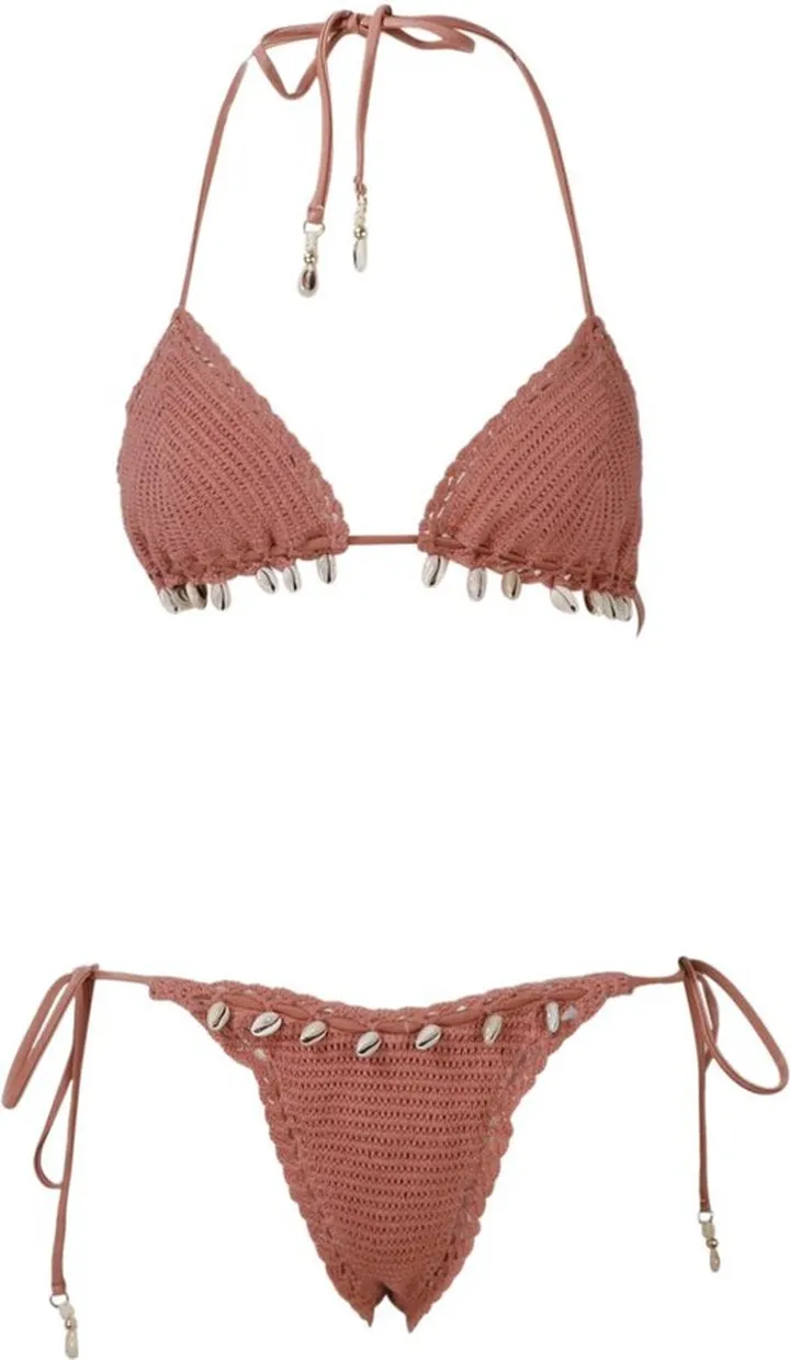 Zimmermann Cassia Crochet Bikini Two-Piece Set
