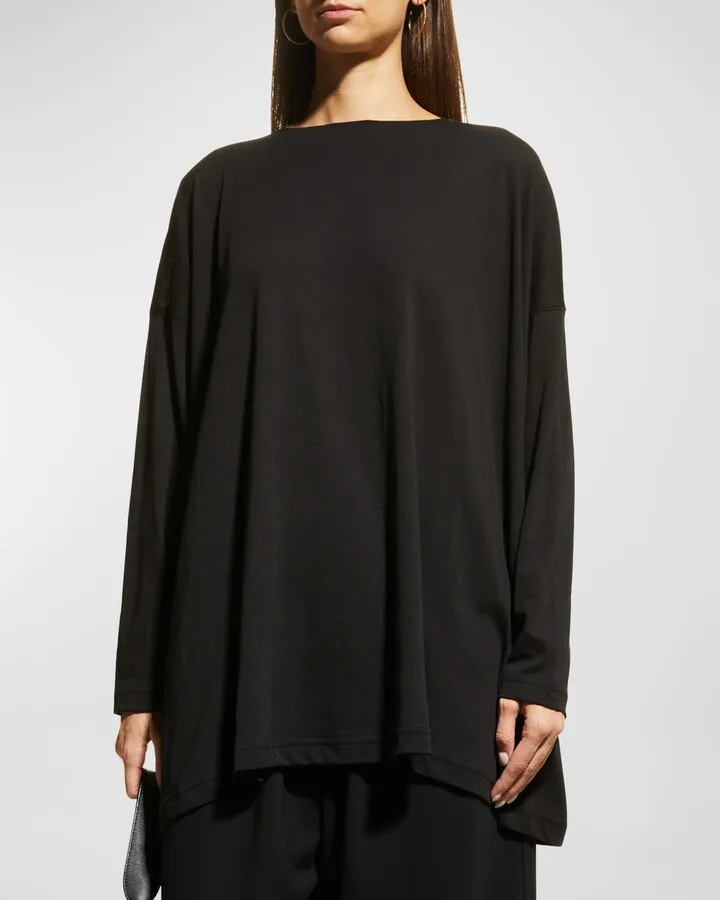 Ultra-Light Cotton Long-Sleeve T-Shirt (One Size)
