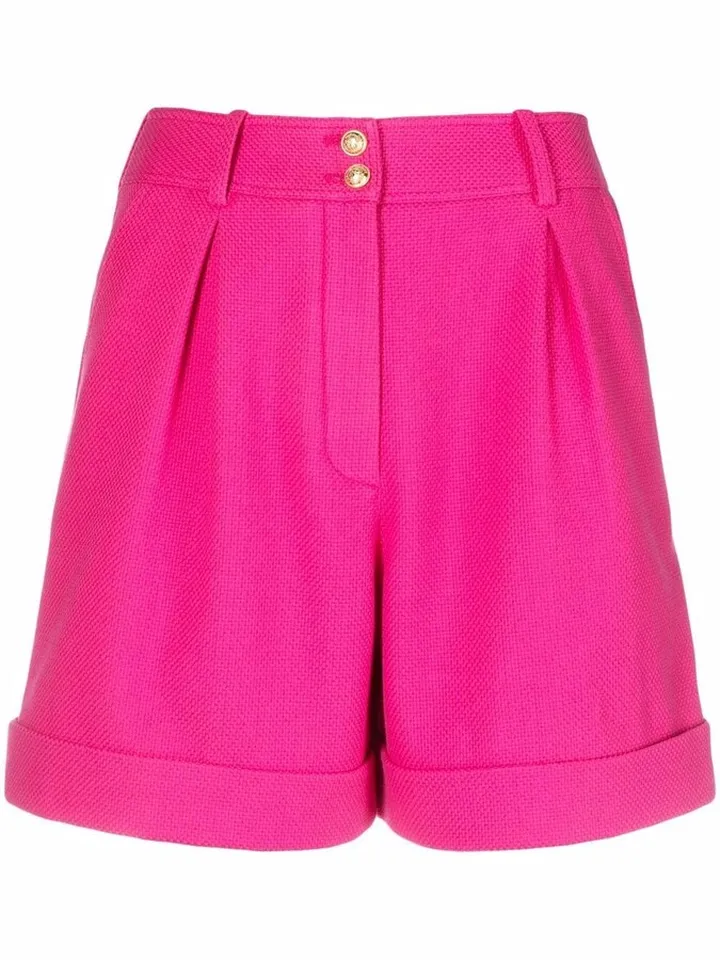 High-Waisted Tailored Shorts