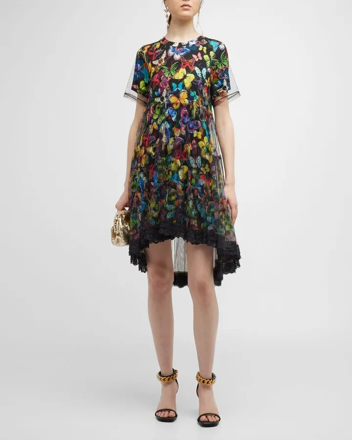 Dreema Tulle Shirt Mini Dress