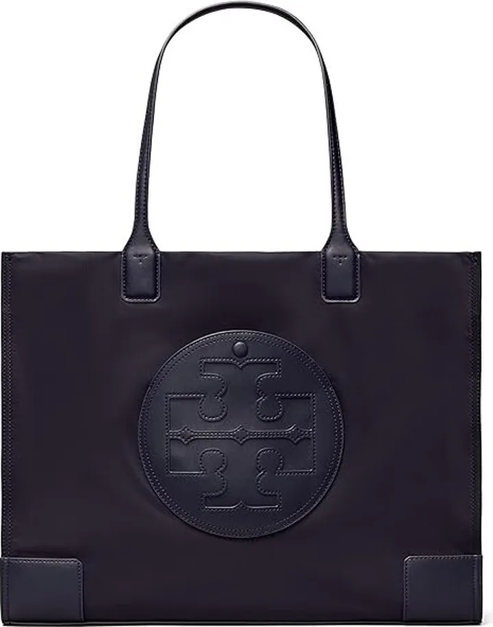 Tory Burch Ella Tote (Tory Navy) Handbags