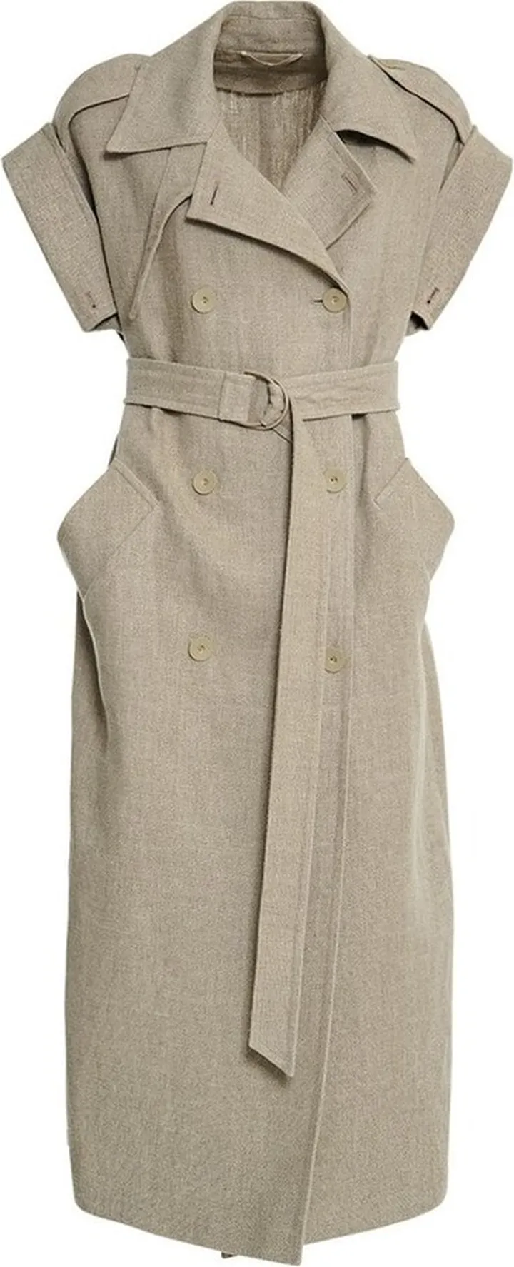 Max Mara Double-Breasted Trench Coat
