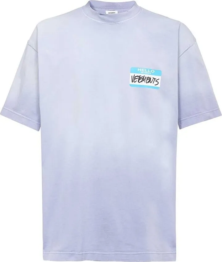 Vetements My Name Is Vetements Printed T-Shirt
