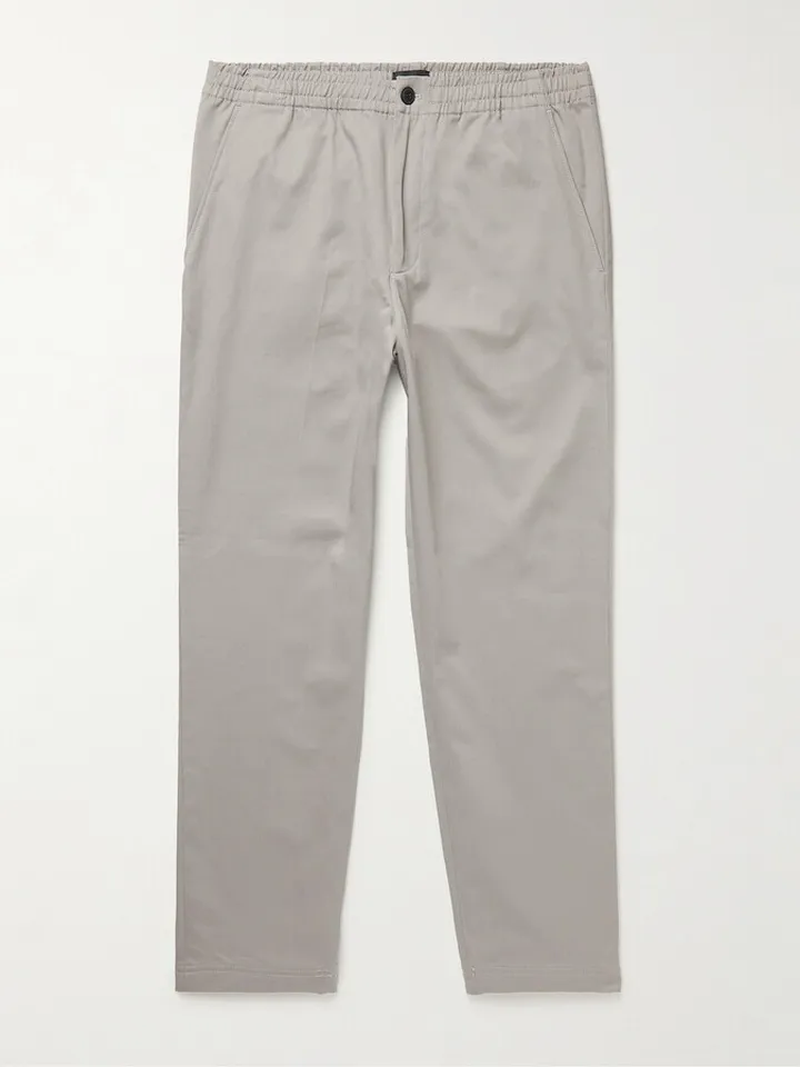 Slim-Fit Stretch-Cotton Twill Chinos