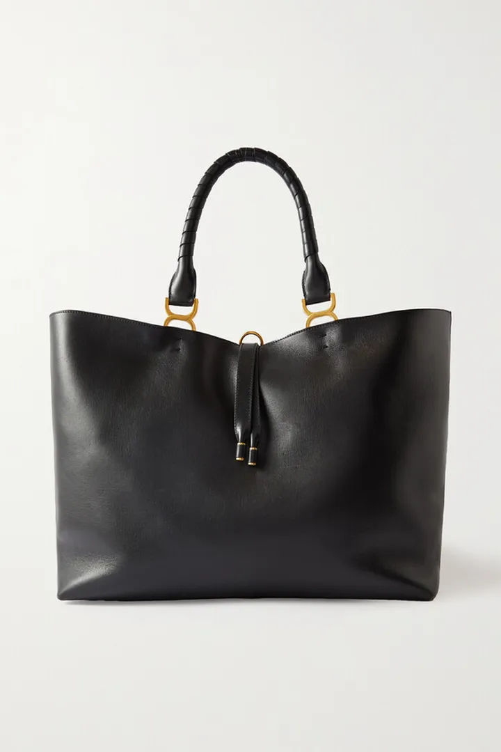 Chloé - + Net Sustain Marcie Large Leather Tote - Black